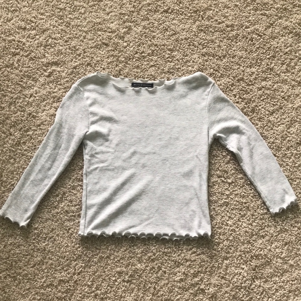 Brandy Melville Lettuce Hem Top